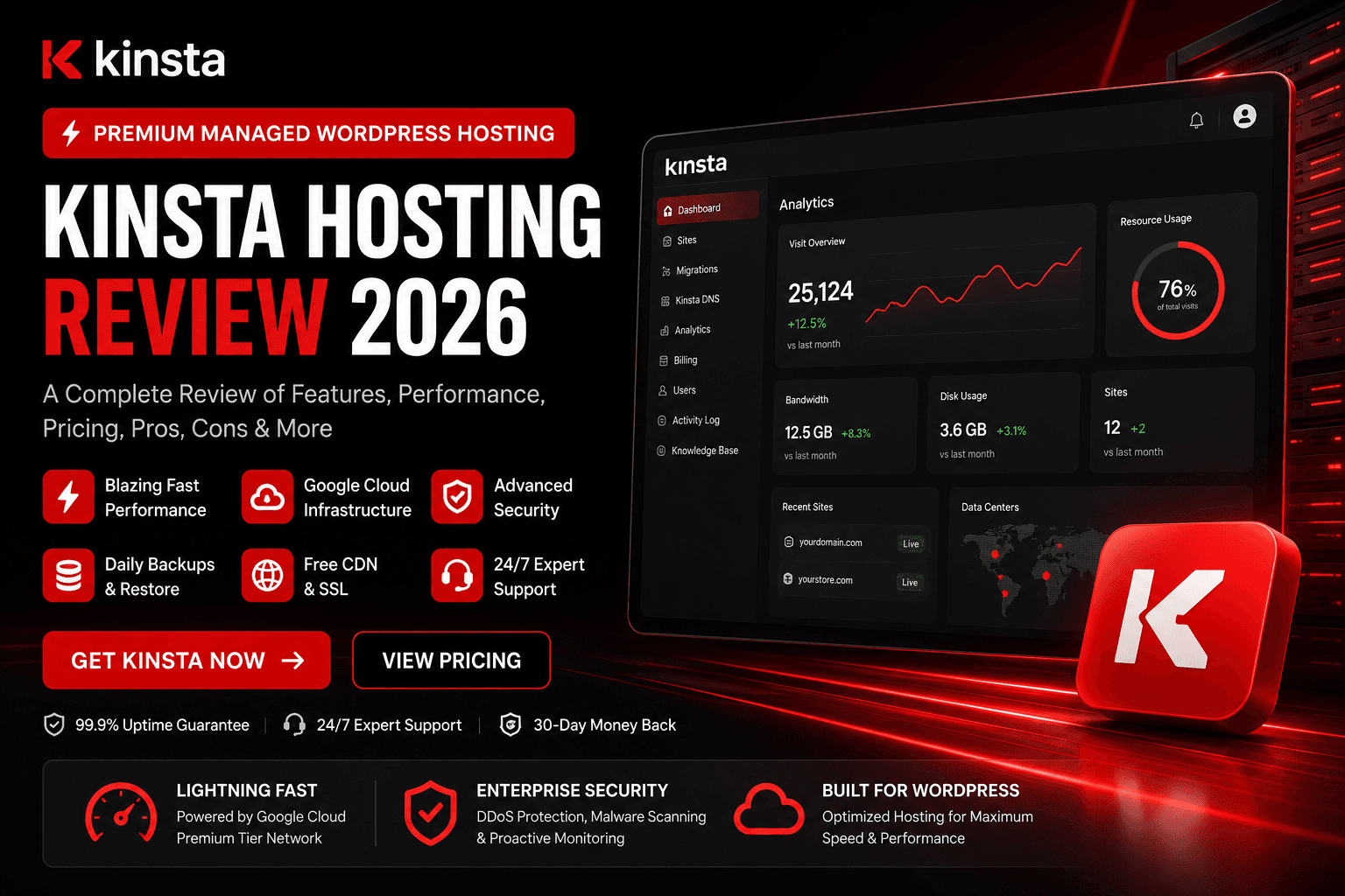 Kinsta Hosting Dashboard