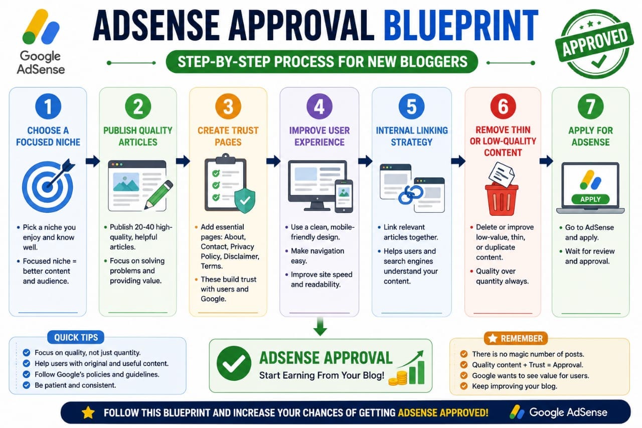 How many posts do you need before Google AdSense approval guide showing blog content requirements approval chances and AdSense success tips