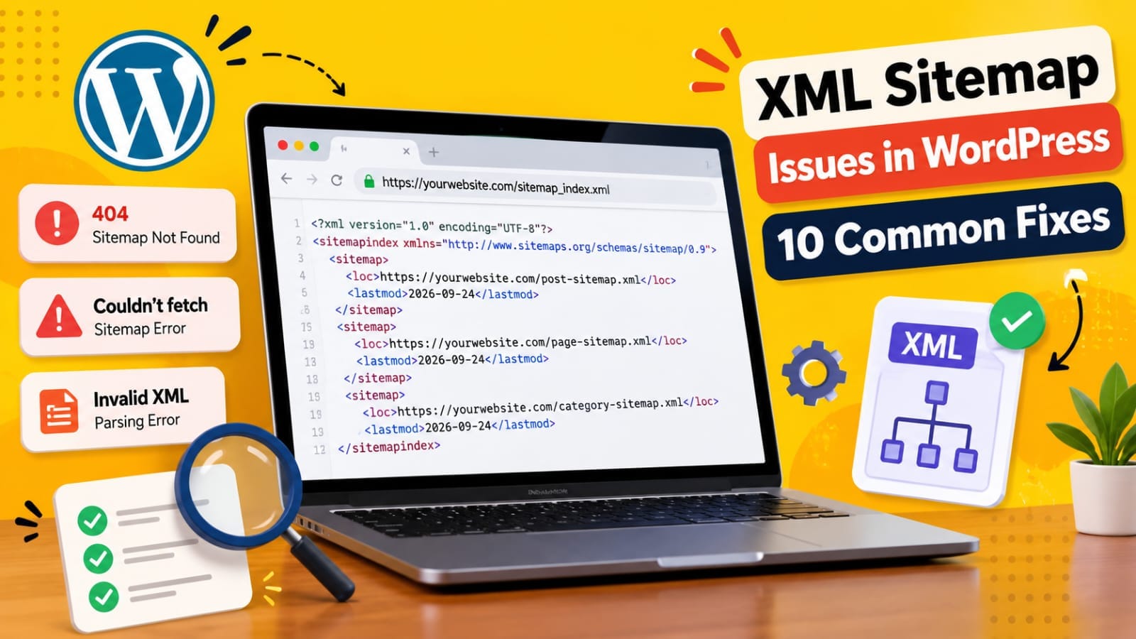 XML sitemap dashboard Fixes
