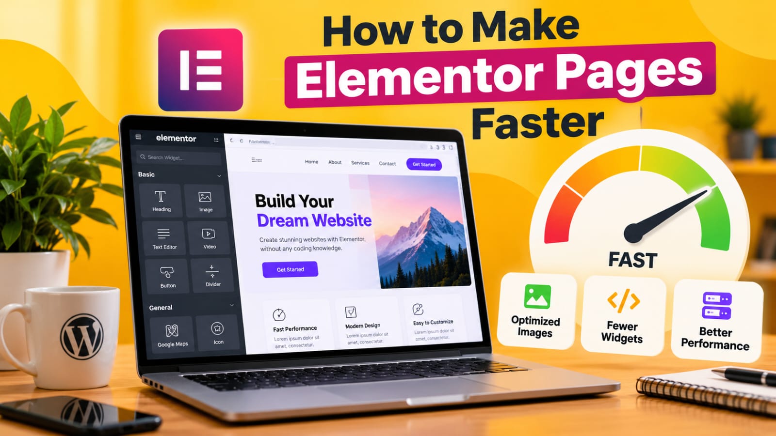 How to Make Elementor Page Faster